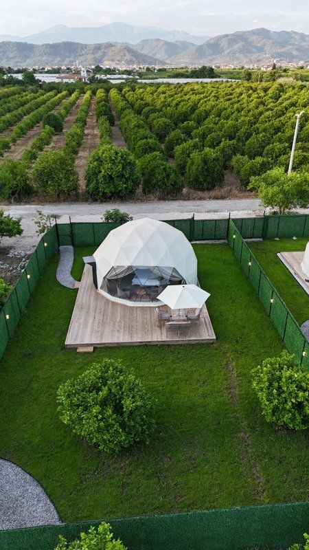 Green Glamping Dome