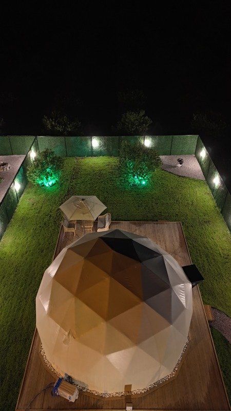 Green Glamping Dome