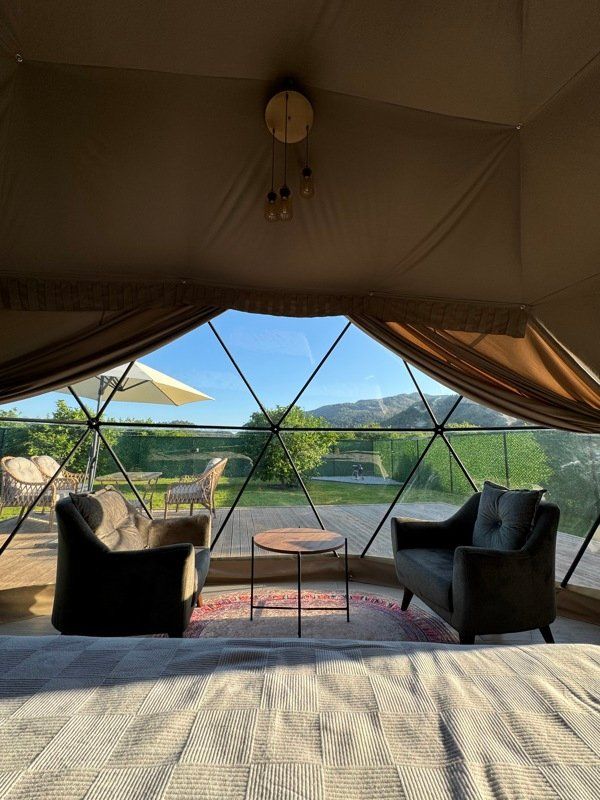 Green Glamping Dome