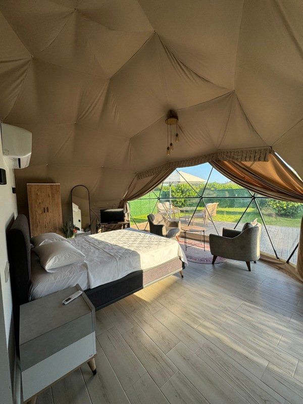 Green Glamping Dome